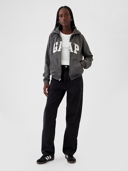 Image number 3 showing, VintageSoft Zip Hoodie