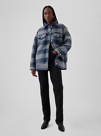 Wool Relaxed Shirt Jacket