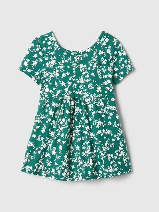1 of 8 showing, with the color balsam tree green of product Baby & Toddler Mix & Match Skater Dress