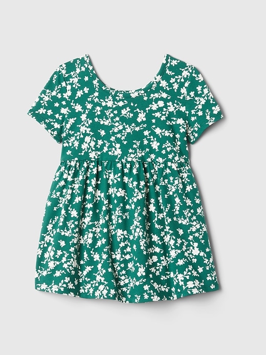 2 of 8 showing, with the color balsam tree green of product Baby & Toddler Mix & Match Skater Dress
