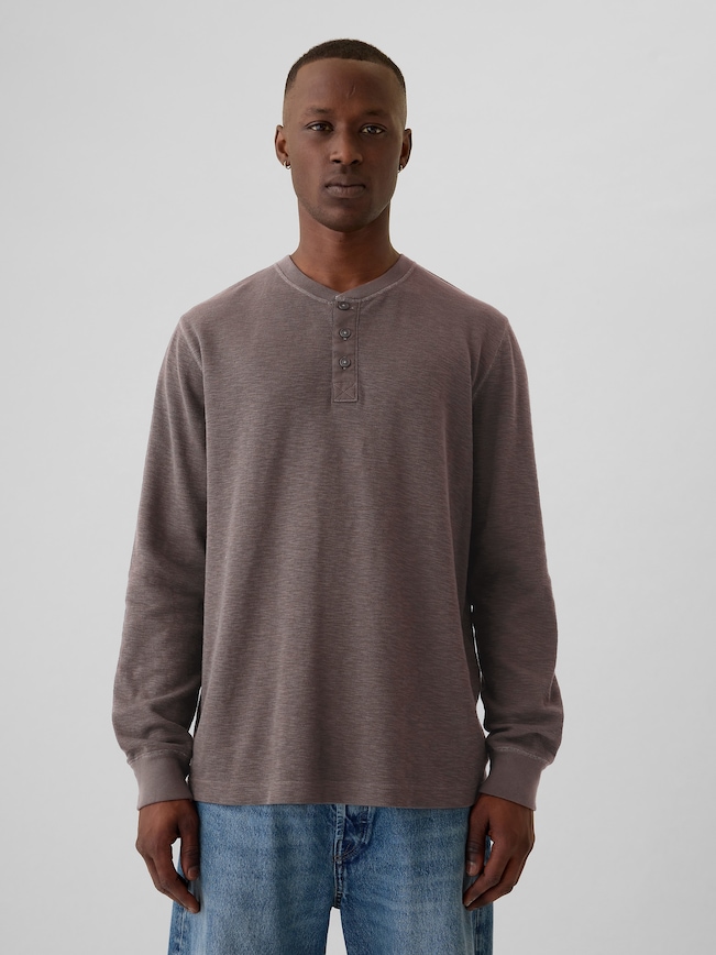 Waffle Henley T-Shirt