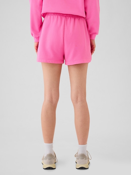 2 of 8 showing, with the color standout pink of product VintageSoft Dolphin Sweat Shorts