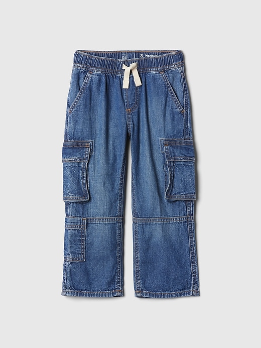 Image number 1 showing, Baby & Toddler Cargo Baggy Jeans