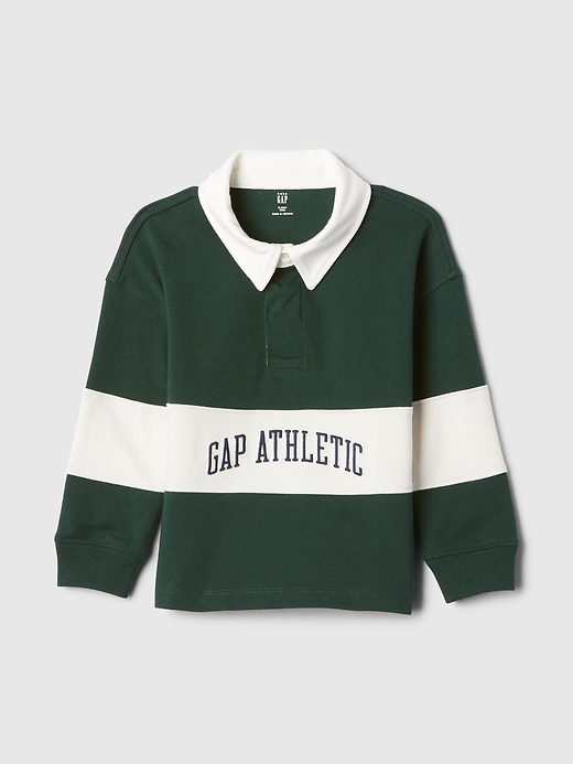 1 of 8 showing, with the color Essex green of product Baby & Toddler Rugby Polo Shirt