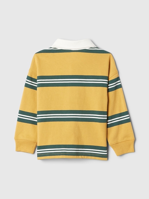 2 of 8 showing, with the color honey im home yellow of product Baby & Toddler Rugby Polo Shirt
