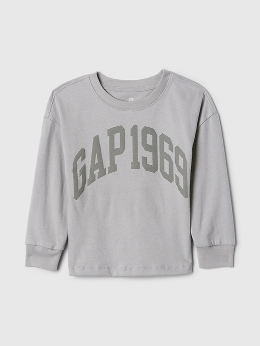1 of 8 showing, with the color pilot grey of product Baby & Toddler 1969 Logo T-Shirt