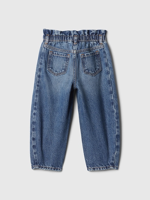 2 of 8 showing, with the color dark wash of product Baby & Toddler Horseshoe Jeans