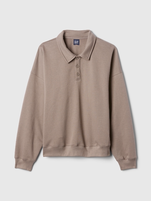 Image number 4 showing, VintageSoft Polo Sweatshirt