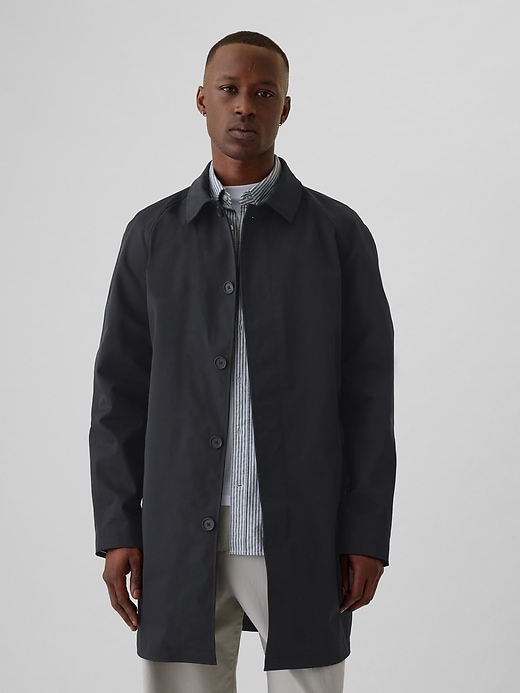 1 of 8 showing, with the color new classic navy of product Mac Rain Coat