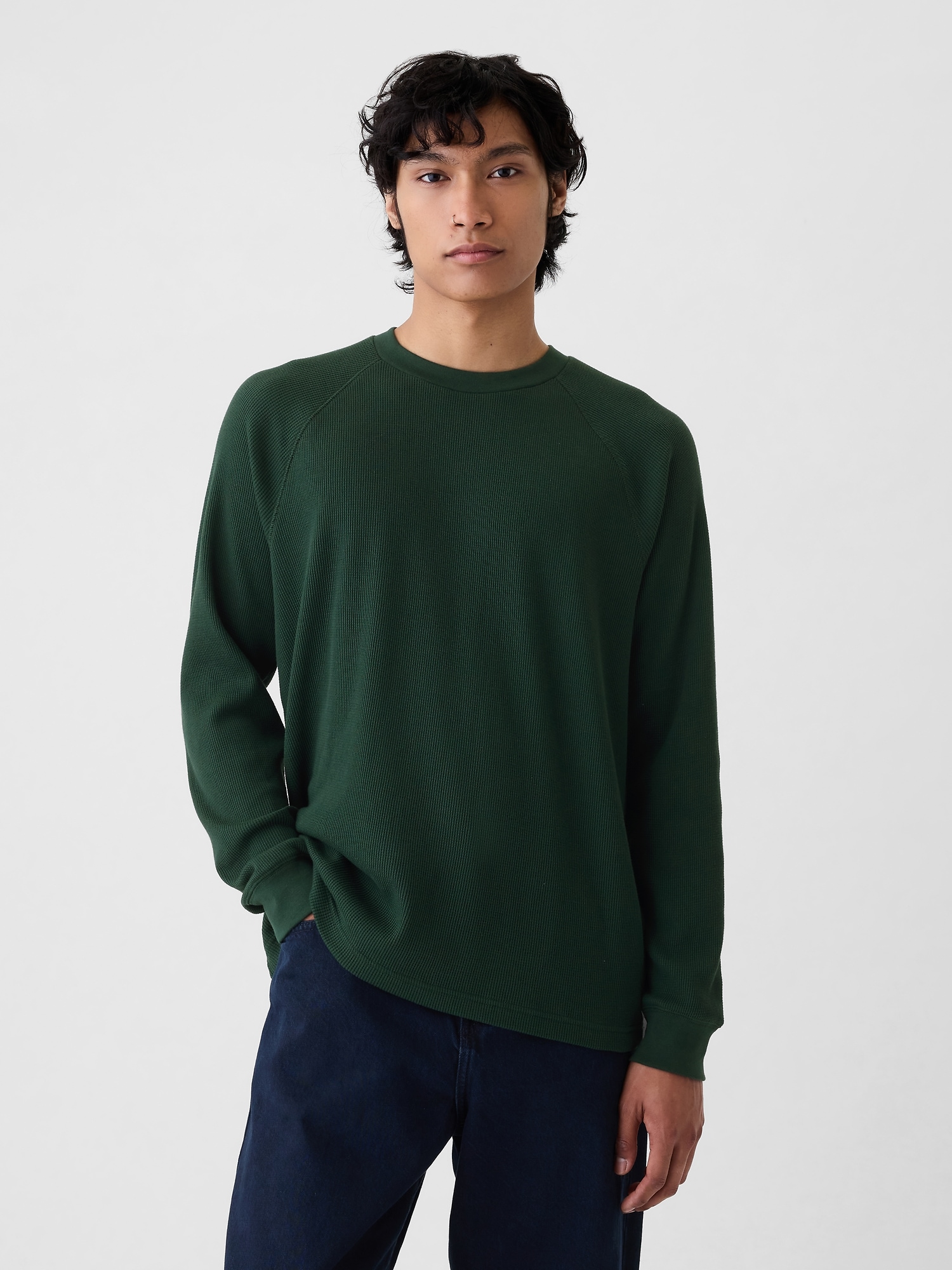 Gap mens long sleeve t shirts 2025