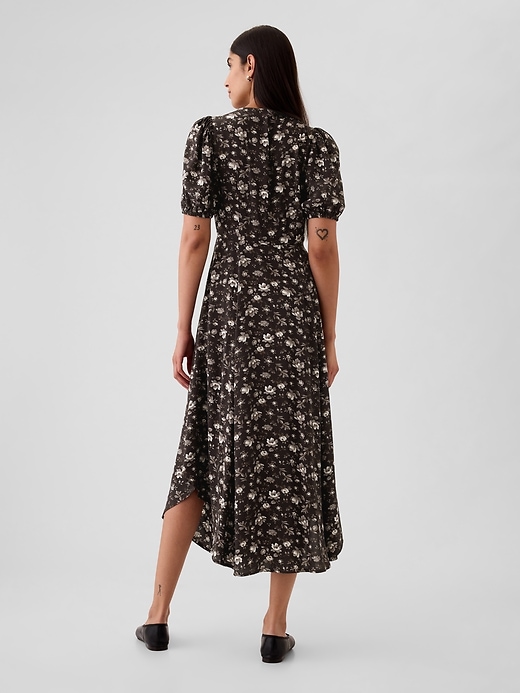 2 of 8 showing, with the color brown floral of product Floral Maxi Dress