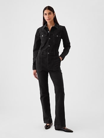 Western Denim Jumpsuit