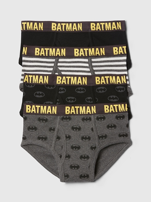View large product image 1 of 1. GapKids &#124 DC Organic Cotton Batman Briefs (4-Pack)