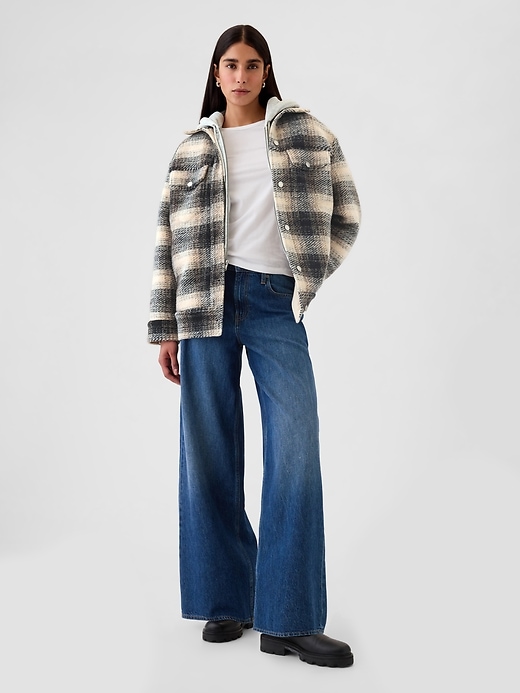 Image number 3 showing, Wool Relaxed Shirt Jacket