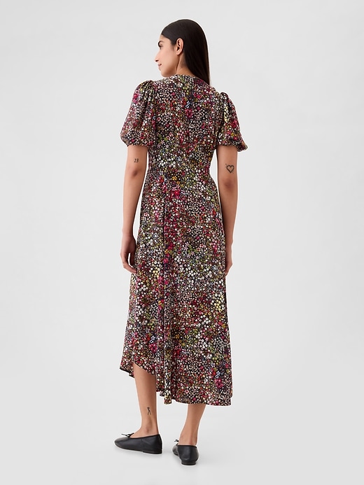 2 of 8 showing, with the color multi color floral of product Floral Maxi Dress