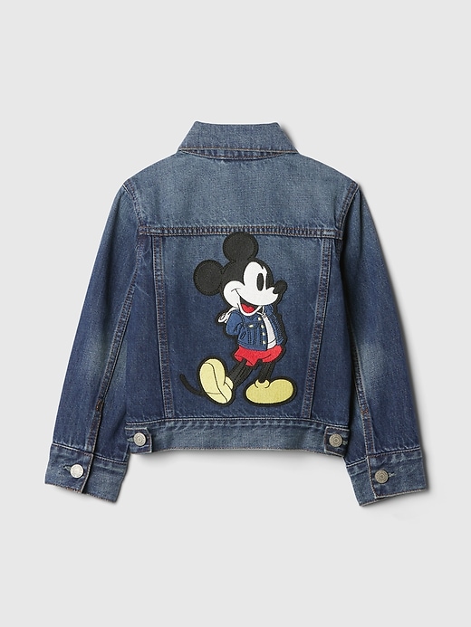 Image number 1 showing, Gap × Disney Baby & Toddler Mickey Mouse Icon Denim Jacket
