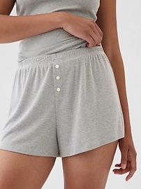 Mini Rib PJ Shorts