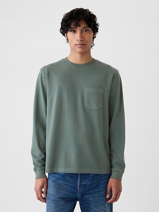 Image number 1 showing, Heavyweight Crewneck T-Shirt