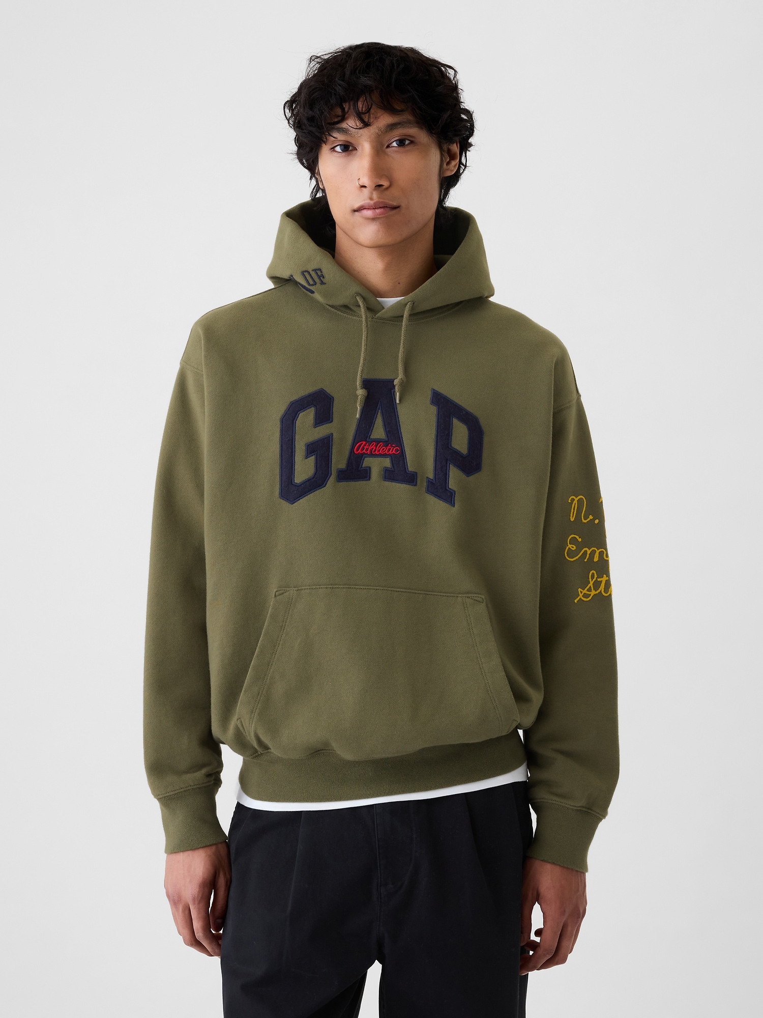Heavyweight Arch Logo Hoodie Gap