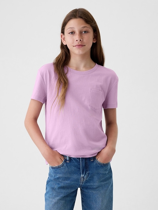 1 of 8 showing, with the color lavender mist of product Kids Vintage T-Shirt