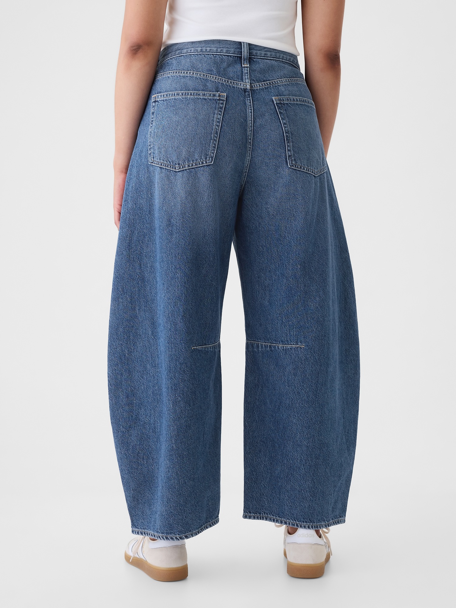 Женские джинсы Gap High Rise UltraSoft Belted Horseshoe Jeans — фото 6