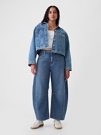 High Rise Horseshoe Jeans