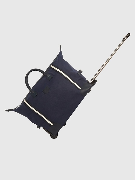 2 of 8 showing, with the color NAVY of product Brouk and Co The Kennedy Rolling Duffel