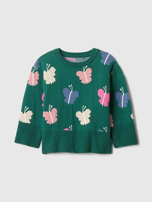 Image number 1 showing, Baby & Toddler 24/7 Split-Hem Sweater