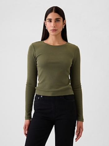Modern Rib Crop T-Shirt