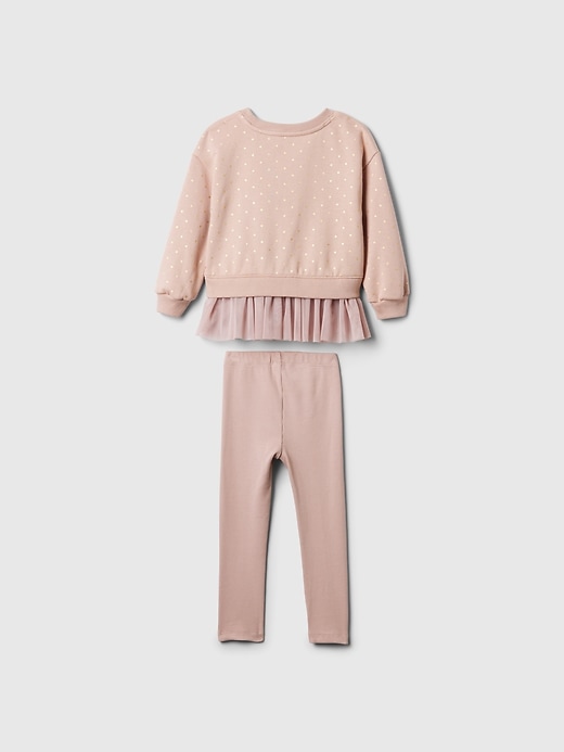 Image number 2 showing, Baby & Toddler VintageSoft Tulle Sweatshirt Set