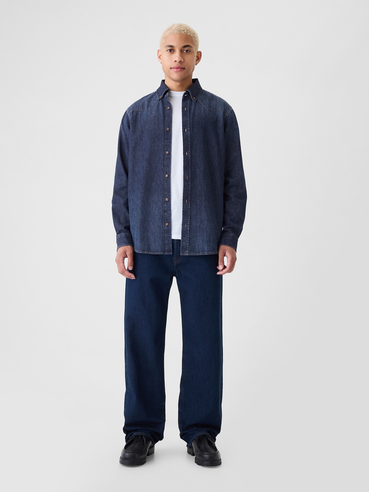 Denim Utility Overshirt | Gap 