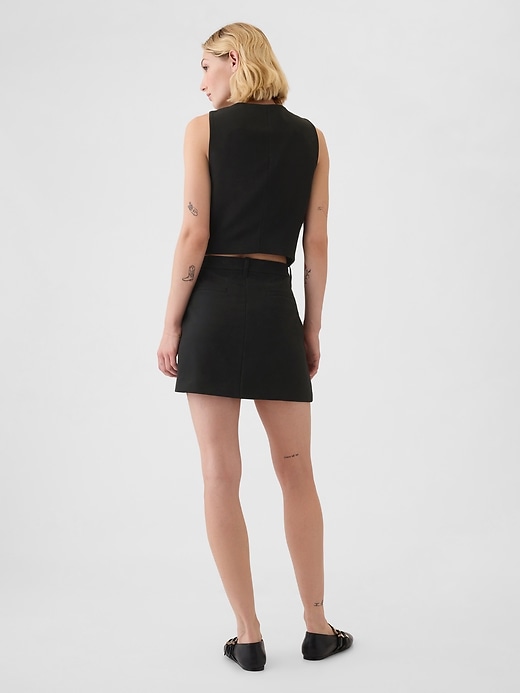 2 of 8 showing, with the color black of product Mini Skirt