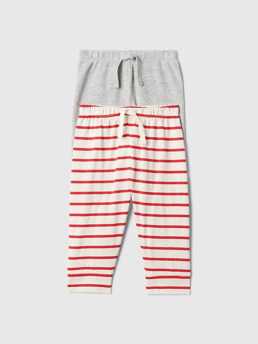 Grey Jogger Pink Faux Drawstring Grey Jogger Pink Faux Drawstring