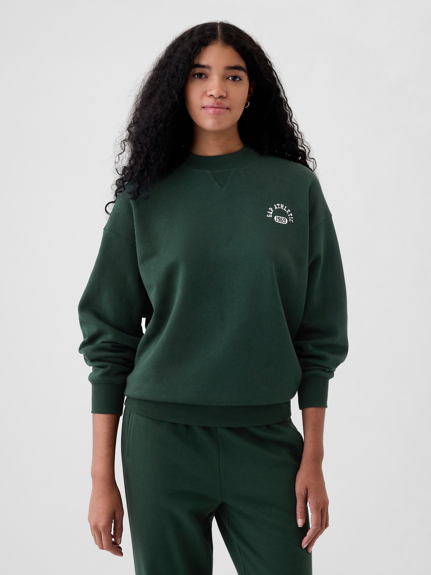 VintageSoft Gap Logo Mockneck Sweatshirt | Gap