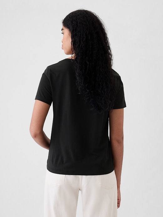 Image number 2 showing, Organic Cotton VintageSoft V-Neck T-Shirt