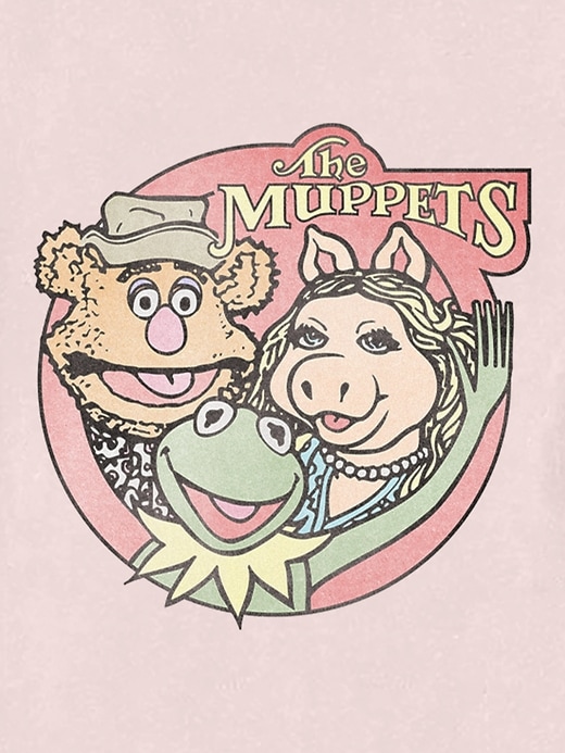2 of 8 showing, with the color PINK of product Toddler Muppets Pastel Graphic Tee