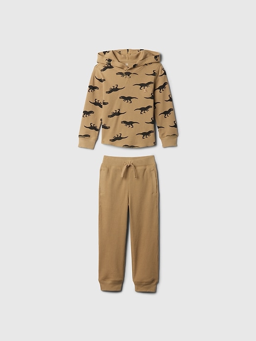 1 of 8 showing, with the color perfect khaki of product Baby & Toddler Thermal Outfit Set