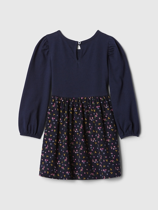Image number 2 showing, Baby & Toddler 2-in-1 Puff-Sleeve Skater Dress