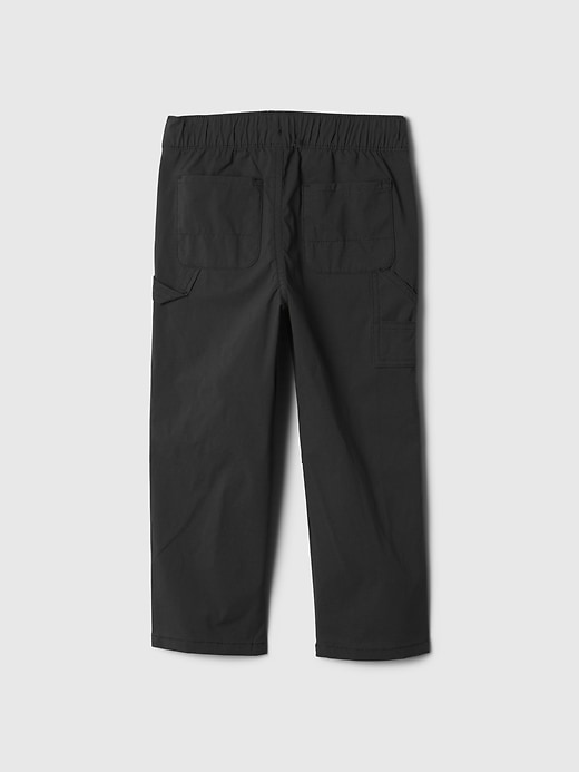 2 of 8 showing, with the color black of product Baby & Toddler Quick-Dry Carpenter Pants