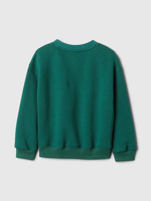 2 of 8 showing, with the color balsam tree green of product Baby & Toddler VintageSoft Logo Sweatshirt