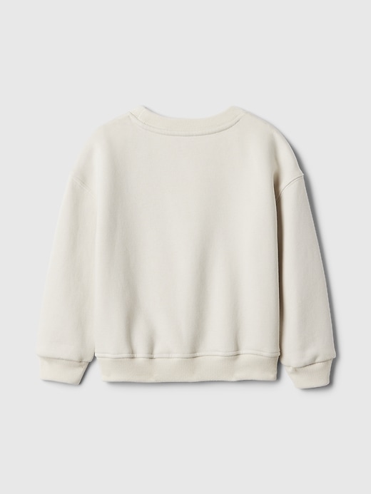 2 of 8 showing, with the color regular grey of product Baby & Toddler VintageSoft Logo Sweatshirt