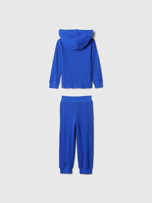2 of 8 showing, with the color bente blue of product Baby & Toddler Thermal Outfit Set