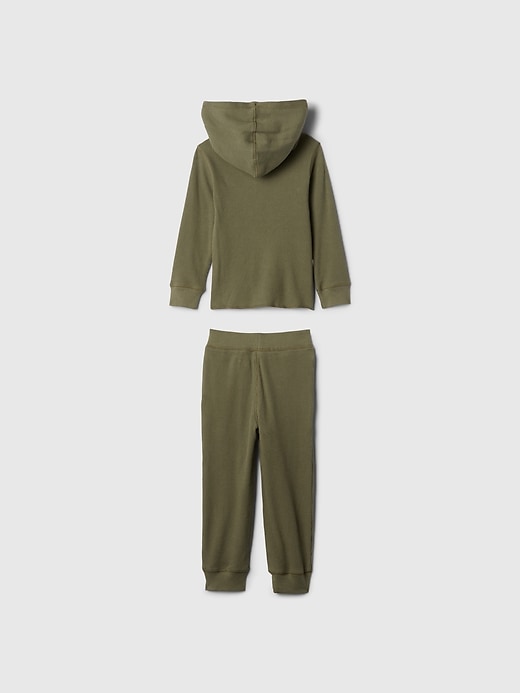 2 of 8 showing, with the color Army jacket green of product Baby & Toddler Thermal Outfit Set