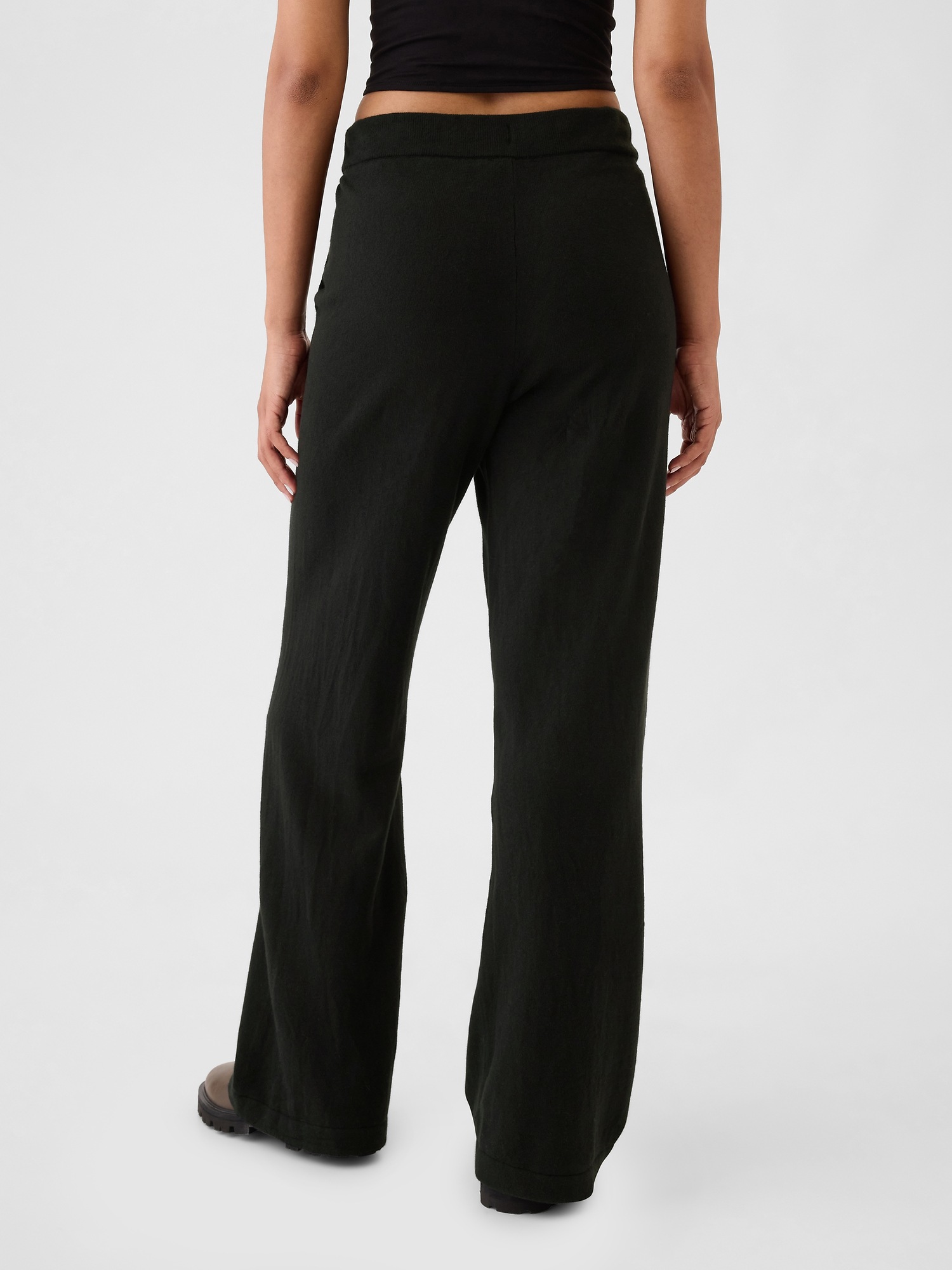 Женские брюки Gap CashSoft Sweater Pants, цвет: Чёрный — фото 4