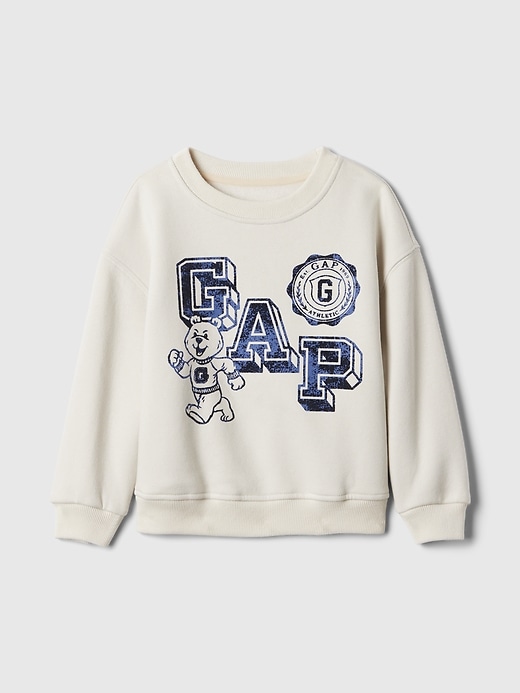 1 of 8 showing, with the color regular grey of product Baby & Toddler VintageSoft Logo Sweatshirt