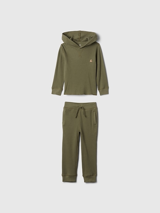 1 of 8 showing, with the color Army jacket green of product Baby & Toddler Thermal Outfit Set