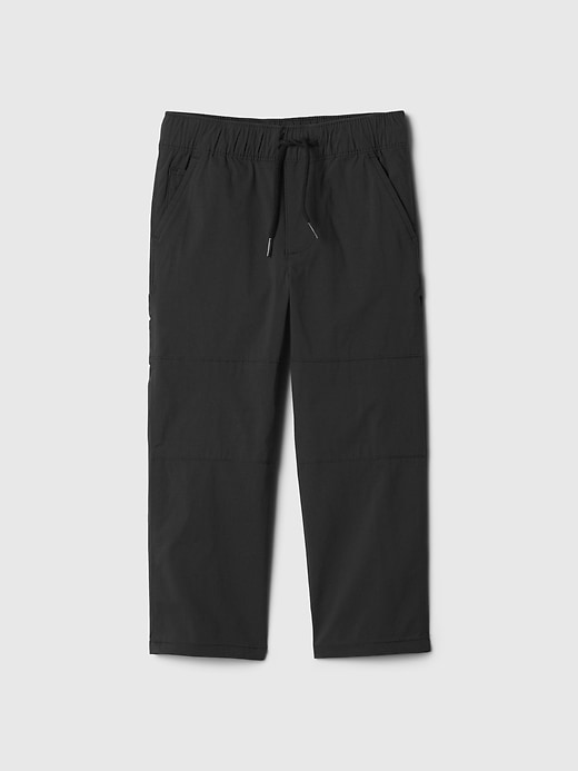 1 of 8 showing, with the color black of product Baby & Toddler Quick-Dry Carpenter Pants