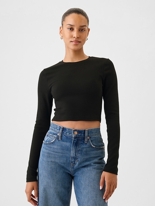 Image number 1 showing, Modern Cropped T-Shirt