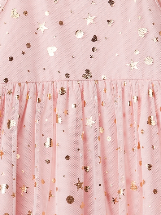 Image number 3 showing, Baby & Toddler Metallic Tulle Dress