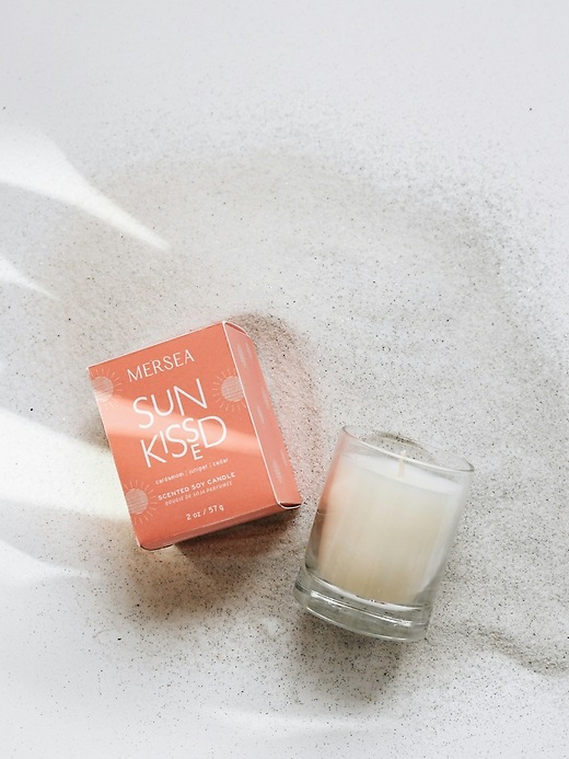 1 of 8 showing, with the color SUN KISSED of product Mersea Sun Kissed Boxed Votive